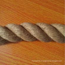 Corde d&#39;emballage de corde de jute de haute qualité de 6mm